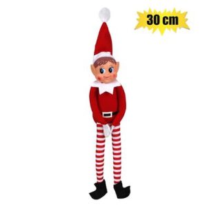 XMAS ELF NAUGHTY ELVIE 30cm