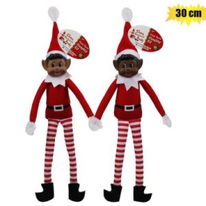 XMAS ELF NAUGHTY 30cm
