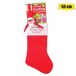 XMAS ELF STOCKING 53cm