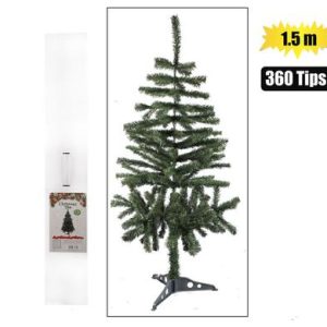 XMAS TREE 1.5m GREEN(360 TIPS) BOXED