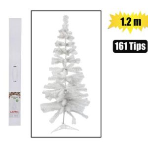 XMAS TREE 1.2m WHITE (161-TIPS) BOXED