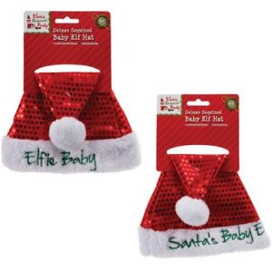 XMAS ELF DRESS UP BABY HAT