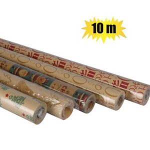 XMAS STATIONERY GIFT WRAP CRFT 10mx700mm