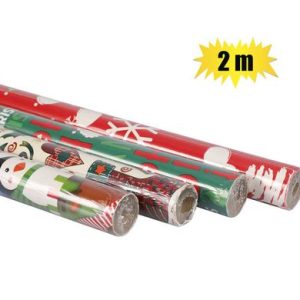 XMAS STATIONERY GIFT WRAP 2mx700mm 60gsm