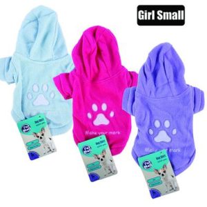 PET DOG SHIRT WINTER GIRL PAW/BONE-S