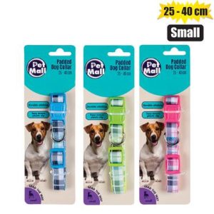PET DOG COLLAR TARTAN 25-40cm SMALL