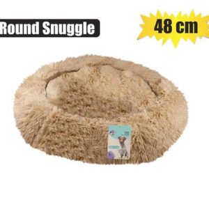 PET BED ROUND SNUGGLE 48cm DIAMETER