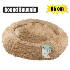 PET BED ROUND SNUGGLE 65cm DIAMETER