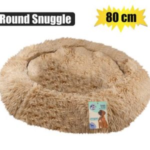 PET BED ROUND SNUGGLE 80cm DIAMETER