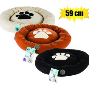 PET BED FLEECE ROUND 59cm DIAMETER