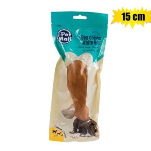 PET DOG CHEW RAWHIDE SMK CHICK LEG 15cm