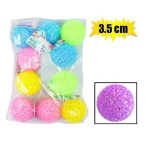 PET CAT TOY BALL W/BELL 3.5cm PDQ