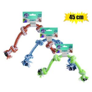 PET DOG TOY TUG-ROPE KNOTTED 45cm