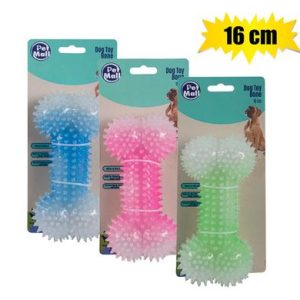 PET DOG TOY BONE TEETH CLEANER 16cm