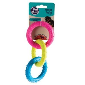 PET TOY PUPPY RING 3-IN-1