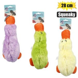 PET PUPPY TOY DUCK WITH SQEAKER ASS 28cm