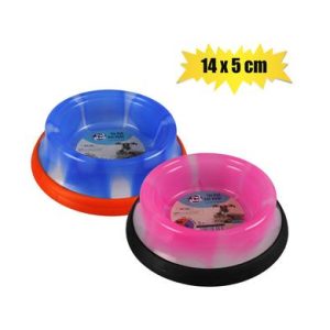 PET DOG/CAT BOWL TIEDYE FINISH 14x5cm
