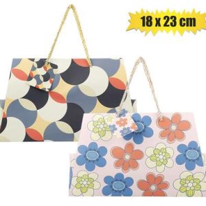 GIFT-BAG DESIGNER MED 18x23cm WEDGE