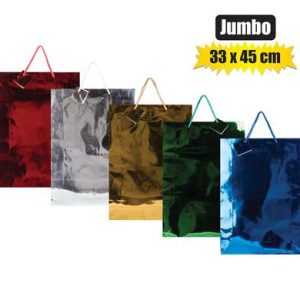 GIFT-BAG METALLIC PAPER JMB 33x45cm SOL