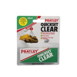 PRATLEY QUICKSET GLUE CLEAR 36ml-PACK