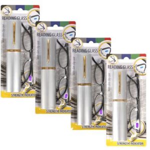 READING GLASS RND FRAME W/CASE BLISTER