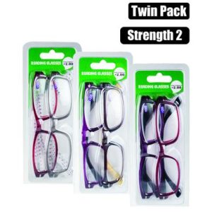 READING GLASS TWIN PACKS STRNGTH:2
