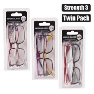 READING GLASS TWIN PACKS STRNGTH:3