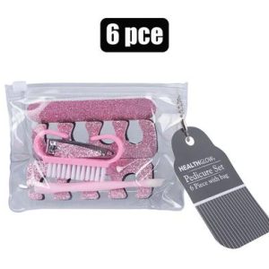 NAIL PEDICURE SET 6PCE GIFT-BAG