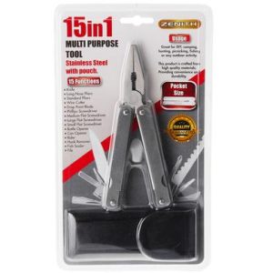 P/TOOL 15-IN-1 S/S W/POUCH