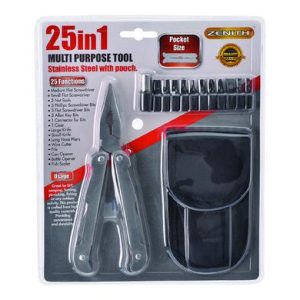 P/TOOL 25-IN-1 S/S-BITS W/POUCH