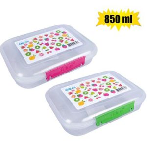 LUNCH BOX PL 850ml FRUIT DESIGN