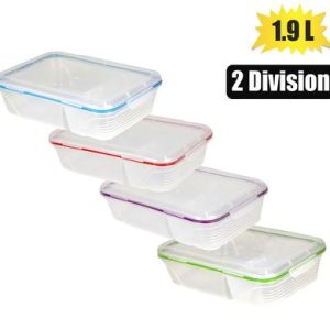 LUNCH BOX PL 1.9L 2-DIVISIONS