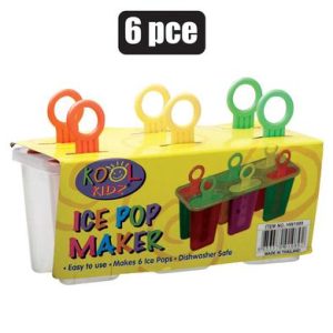ICE LOLLY MAKER PL 6PCE