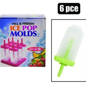 ICE LOLLY MAKER PL 6PCE LARGE