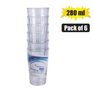 TUMBLER PL 280ml CLEAR