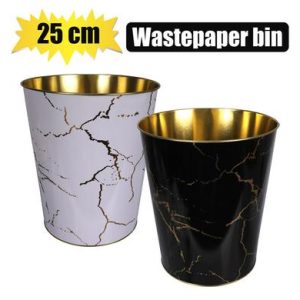 WASTEPAPER BIN TIN 25cm
