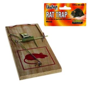 VASTRAP TRAP RAT WOODEN 17x8cm