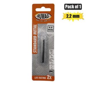 RUWAG DRILL-BIT HSS 2.20x40mm PACK 2