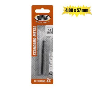 RUWAG DRILL-BIT HSS 4.00x57mm PACK 1