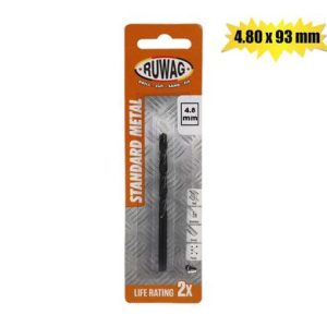RUWAG DRILL-BIT HSS 4.8x93mm PACK 1