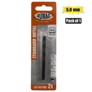 RUWAG DRILL-BIT HSS 5.00x101mm PACK 1