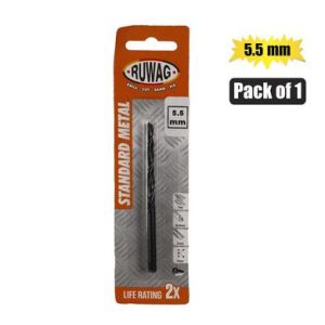 RUWAG DRILL-BIT HSS 5.50x101mm PACK 1