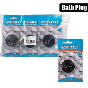 BATH-PLUG BLACK ZENITH