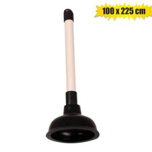 FORCE-CUP RUBBER 100mm-DIAx225mm-HANDLE