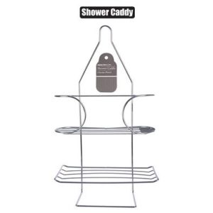 SHOWER CADDY CHROME 2xSHELVES