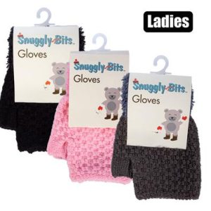 GLOVES ADULT OPEN-FINGER W/CUFF