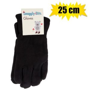 GLOVES ADULT FLEECE PLAIN ASSTD 25cm