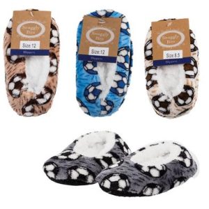 SLIPPERS BOYS 14/16/18CM SOCCER DESIGNS