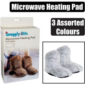 MICROWAVE HEATING PLUSH SLIPPERS 200g