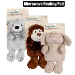 MICROWAVE HEATING PAD MONKEY/BEAR/BUNNY